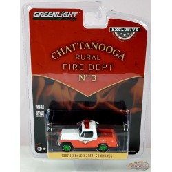 CHASE CAR Chattanooga Dept 1967 Jeep Jeepster Commando - Hobby Exclusive - 1/64 Greenlight -30269GR