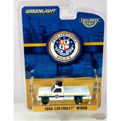 CHASE CAR Philadelphia, Pennsylvania Police - 1986 Chevrolet M1008  - Hobby Exclusive - 1/64 Greenlight - 30241GR
