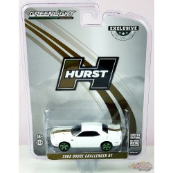CHASE CAR 2009 Dodge Challenger R/T - Hurst Performance Edition  Hobby Exclusive - 1/64 Greenlight - GL-30306GR