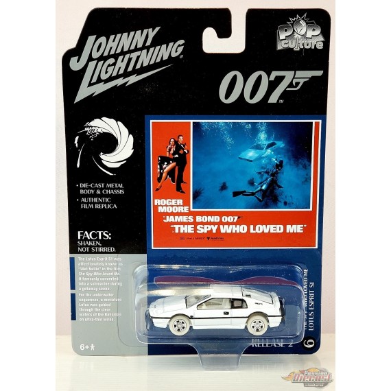 CHASE CAR Lotus Esprit SI - James Bond 007 -  The Spy Who Love Me  - Johnny Lightning 1:64 - JLSP127GR