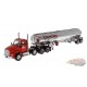 Kenworth T880 SBFA Tandem Day Cab Truck with Pusher Axle and Heil Petroleum Tanker Trailer - Diecast Master - 1/50 - 64190
