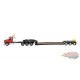Tracteur Western Star 49X SB Tridem Rouge avec remorque XL 120 HDG Drop Deck - Diecast Master 1/50 - 71090