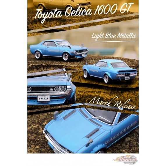 Toyota Celica 1600 GT (TA22) Metallic Blue - INNO 64 - 1/64 -  IN64-1600GT-MBL - Passion Diecast