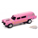 Custom Haulin Hearse (Demolition Derby) Pink - Johnny Lightning 1:64 - JLSP180 A