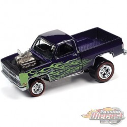 1981 Chevy Cheyenne 10 Stepside Zingers Violet - Johnny Lightning 1:64 - JLSP178 A