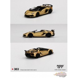 Mini GT - 1:64 - Lamborghini Aventador SVJ Roadster Oro Elios - Mijo Exclusives USA - MGT00363 Passion Diecast