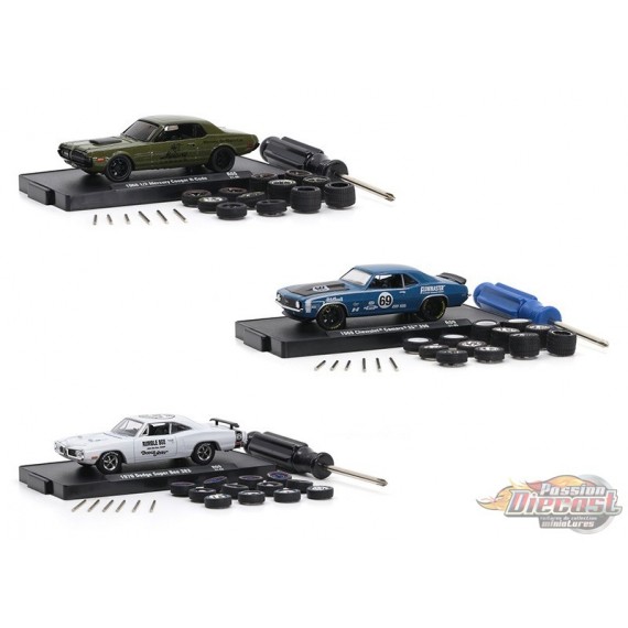 Auto Wheels Series 9 assortment of 3 - M2 Machines 1-64 - 34001-09 - Passion Diecast 