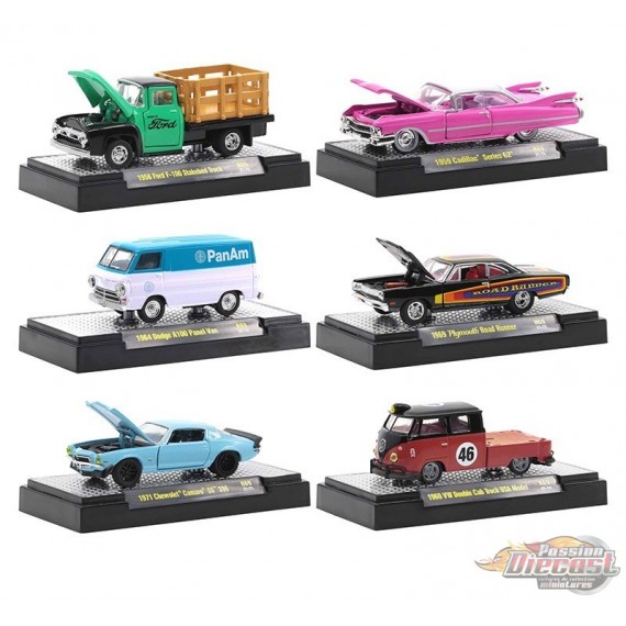 Auto-Shows Release 69 Assortment of 6 - M2 Machines 1-64 - 32500-69 - Passion Diecast 