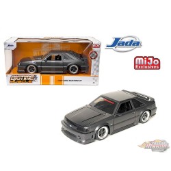 Mijo Exclusives - 1989 Ford Mustang GT - "Big Time Muscle" - Jada - 1/24 - 33605-MJ - Passion Diecast 