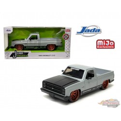 Mijo Exclusives - 1985 Chevrolet C-10 Pickup Truck TOYO TIRES - "Just Trucks" - Jada - 1/24 - 33610-MJ - Passion Diecast 