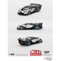 (Web Only) Mini GT - 1:64 - Bugatti Vision Gran Turismo Argent - Mijo Exclusives USA - MGT00369