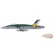 McDonnell Douglas F/A-18C Hornet / USN VFA-195 Dambusters, NF400 Chippy Ho, 2010 / Hobby Master 1:72 HA3566