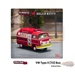 Volkswagen Type II (T2) Bus Hello Kitty - Tarmac Works & Hello Kitty - Global 64 - 1/64 - T64S-010-HK - Passion Diecast 