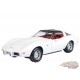 History of Corvette - 1979 Chevrolet Corvette C3 (blanche avec intérieur rouge) - Motormax - 1/24 - 73244HC WHRD