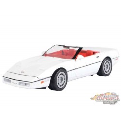 History of Corvette - 1986 Chevrolet Corvette C4 (White with red interior) - Motormax - 1/24 - 73298HC WHRD