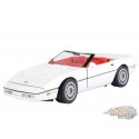 History of Corvette - 1986 Chevrolet Corvette C4 (White with red interior) - Motormax - 1/24 - 73298 WH/RD
