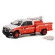 FDNY 2018 Ram 3500 Dually Crane Truck  - Dually Drivers Series 10 - 1/64 Greenlight - 46100 D Passion Diecast