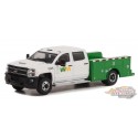 Waste Management - 2018 Chevrolet C-30  - Dually Drivers Series 10 - 1/64 Greenlight - 46100 C