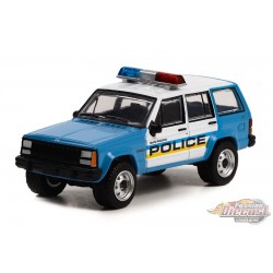 San Pedro Police - 1995 Jeep Cherokee - Gone in Sixty Seconds - Station 19 - Hollywood Series 36 - 1/64 Greenlight - 44960 E