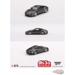 Mini GT - 1:64 - Porsche 911 (992) GT3 Touring Agate Grey Metallic - Mijo Exclusives USA - MGT00373 Passion DIecast