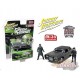 The Green Hornet Black Beauty avec figurines du frelon vert et de Kato -  Johnny Lightning 1:64 - JLCP7374- Passion Diecast