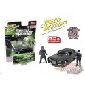 The Green Hornet Black Beauty w/  Figures of Green Hornet & Kato -  Johnny Lightning 1:64 -JLCP7374