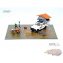 DIO64 "Car Camping" Diorama Lot de 13 pièces Toyota Land Cruiser FJ60 et Figurines - INNO 64 -1/64 - DIO64-002