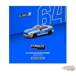 Ford Mustang Shelby GT350 R German Police - Tarmac Works - 1/64 - T64G-011-GP - Passion Diecast 