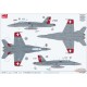 McDonnell Douglas F/A-18C Hornet Swiss Air Force 11 Staffel Tigers, Meiringen AB, Switzerland 2014 / Hobby Master 1:72 HA3572