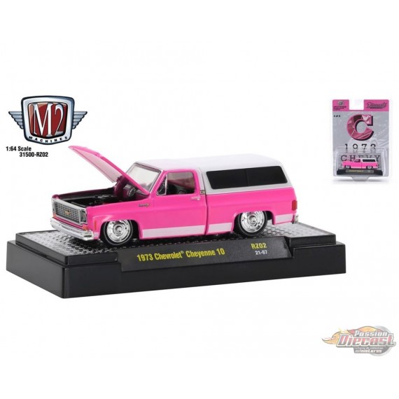 1973 Chevrolet Cheyenne 10 With Camper Top  (C) - Riverside Show Exclusives - M2 Machine - 1:64 - 31500-RZ02-C