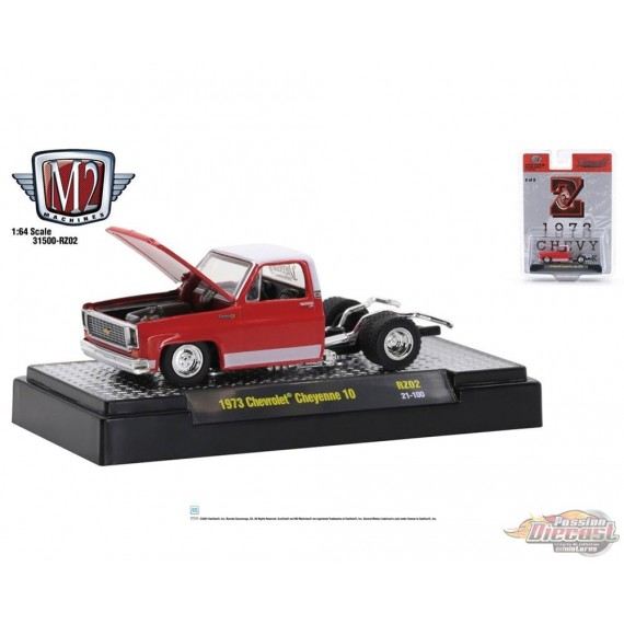 1973 Chevrolet Cheyenne 10 Bed Less (Z) - Riverside Show Exclusives - M2 Machine - 1:64 - 31500-RZ02-Z