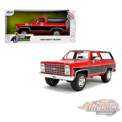 1980 Chevrolet Blazer K5 Stock Red - "Just Trucks" - Jada - 1/24 - 31593 - Passion Diecast 