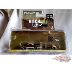 CHASE CAR 1984 Chevrolet El Camino Conquista avec remorque - Hitch & Tow 24, 1/64 Greenlight - 32240 BGR