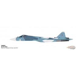 Sukhoi Su-57 Felon - Russian Air Force, Blue 054, Russia, January 2013 / Hobby Master 1:72 HA6803