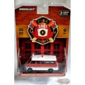 Green Machine 1970 Ford Econoline - Paterson,  Fire Department - Fire & Rescue  2 - Greenlight 1/64 - 67020 AGR