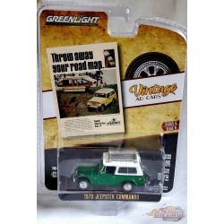 CHASE CAR 1970 Jeepster Commando "Throw Away Your Road Map" - Vintage Ad Cars Series 6 - 1/64 Greenlight - 39090 DGR