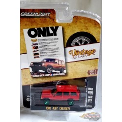 CHASE CAR 1984 Jeep Cherokee - Chief Only In A Jeep Cherokee - Vintage Ad Cars Series 5 - 1/64 Greenlight - 39080 FGR