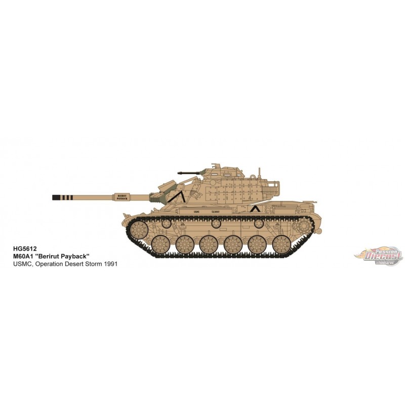 Chrysler Defense M60 A1 Tank USMC - Desert Camo - 1991 - Solido