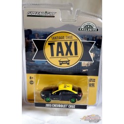 CHASE CAR Santiago, Chile Taxi - 2013 Chevrolet Cruze - Hobby Exclusive - 1/64 Greenlight - 30282GR