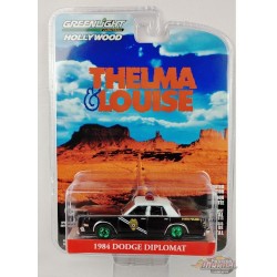 Green Machine 1984 Dodge Diplomat New Mexico Police - Hollywood Special Edition Thelma & Louise - 1/64 Greenlight - 44945 EGR