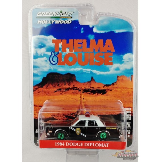 Green Machine 1984 Dodge Diplomat New Mexico Police - Hollywood Special Edition Thelma & Louise - 1/64 Greenlight - 44945 EGR