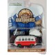 1964 Volkswagen Samba Bus / Camp'otel Cartop Sleeper Tent Solid - The Great Outdoors Series 1 - Greenlight 1-64 - 38010 A