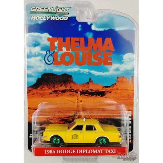 1984 Dodge Diplomat Taxi - Hollywood Special Edition Thelma & Louise - 1/64 Greenlight - 44945 F