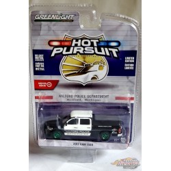 CHASE CAR 2017 Ram 1500 SSV - Milford, Michigan Police "Serving Since 1943" - Hot Pursuit  40 - 1/64 GreenLight - 42980 EGR