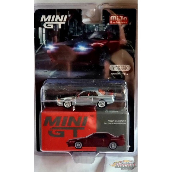 CHASE CAR Mini GT - 1:64 - Nissan GT-R R32 Nismo with BBS KM Wheels - Mijo  Exclusives USA - MGT00295GR