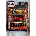 CHASE CAR Mijo Exclusive - 1965 Chevrolet Suburban Custom Noir Matte Avec Flamme - Limited 3,600 - Auto World 1:64 - CP7832GR
