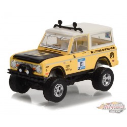 Toms Offroad, Roaming Wolves - 1969 Ford Bronco No,141 Rebelle Rally - Hobby Exclusive - 1/64 Greenlight - 30389