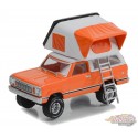 (Web Only) 1977 Dodge Ramcharger SE with Modern Rooftop Tent - The Great Outdoors Series 2 -1/64 Greenlight - 38030 B