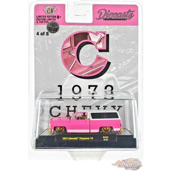 CHASE CAR 1973 Chevrolet Cheyenne 10 With Camper Top  (C) - Riverside Show Exclusives - M2 Machine - 1:64 - 31500-RZ02-CGR