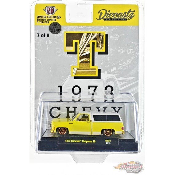CHASE CAR 1973 Chevrolet Cheyenne 10 With Camper Shell (T) - Riverside Show Exclusives - M2 Machine - 1:64 - 31500-RZ02-TGR